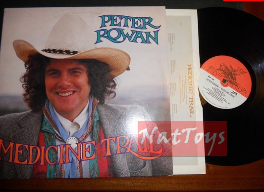 LP 12" 33 tours Peter Rowan MEDICINE TRAIL (USA 1980, Flying Fish) - EX/EX