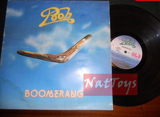 12" LP 33 GIRI Pooh BOOMERANG (Italie 1978, CGD 20077) pochette gatefold VG/VG