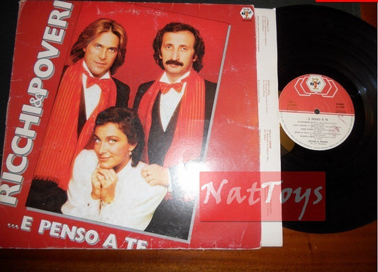 12" LP 33 GIRI Ricchi e Poveri ...E PENSO A TE (Italia 1981, Baby Records) VG/EX