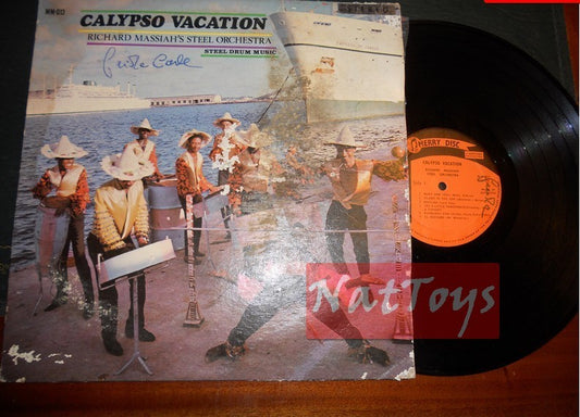 12" LP 33 GIRI Richard Massiah's Steel Orchestra CALYPSO VACATION (Barbados) G/G
