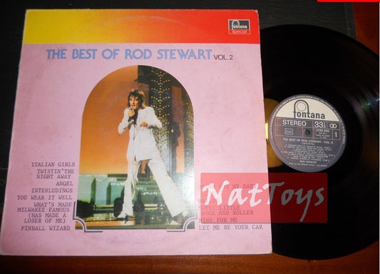 12" LP 33 GIRI Rod Stewart THE BEST OF ROD STEWART VOL. 2 (Italia 1979) - EX/NM