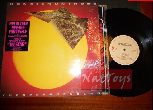 12" LP 33 GIRI Ronnie Montrose LA VITESSE DU SON (USA 1988, Enigma) - NM/NM