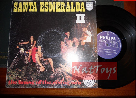 12" LP 33 RPM Santa Esmeralda II : LA MAISON DU SOLEIL LEVANT 1977 - VG/EX