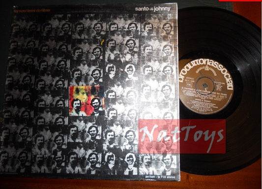 12" LP 33 RPM Santo &amp; Johnny THÈMES CÉLÈBRES DES FILMS (Italie 1972) + copie EX/EX