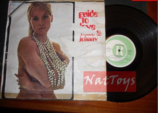 12" LP 33 GIRI Santo &amp; Johnny GUIDE TO LOVE (Italie 1978, Ricordi) - G/VG