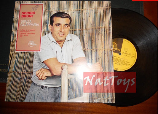 LP 12" 33 Tours Sergio Bruni SANS GUAPPARIA (Emidisc 3C 048-50409-M) - VG/G