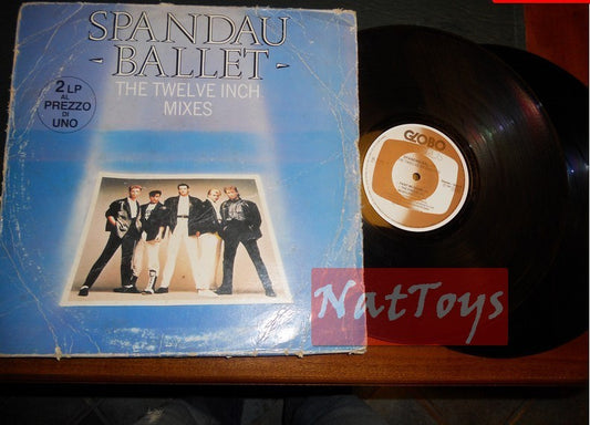 12" LP 33 GIRI Spandau Ballet THE TWELVE INCH MIXES (Italia 1986) 2 LP G/VG/VG