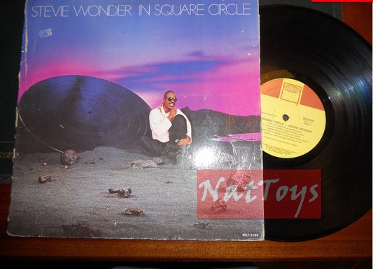 12" LP 33 GIRI Stevie Wonder IN SQUARE CIRCLE (U.S.A. 1985) + cop. + ins. VG/VG