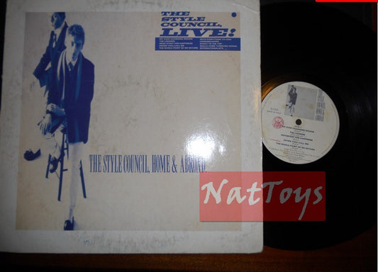 12" LP 33 GIRI The Style Council HOME &amp; ABROAD - LIVE! (Italie 1986) - VG/VG