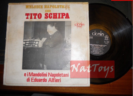 12" LP 33 RPM Tito Schipa MÉLODIES NÉAPOLITAINES AVEC TITO SCHIPA Italie 1974 VG/VG
