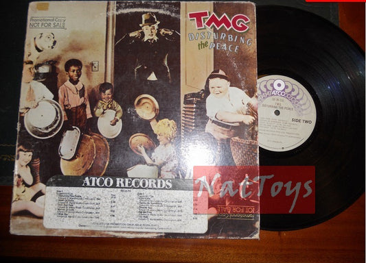 12" LP 33 GIRI T.M.G. DISTURBING THE PEACE (U.S.A. 1979) [promo] - VG/EX