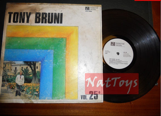 12" LP 33 GIRI Tony Bruni VOL. 25 (Italie 1984) [marque blanche] - G/EX