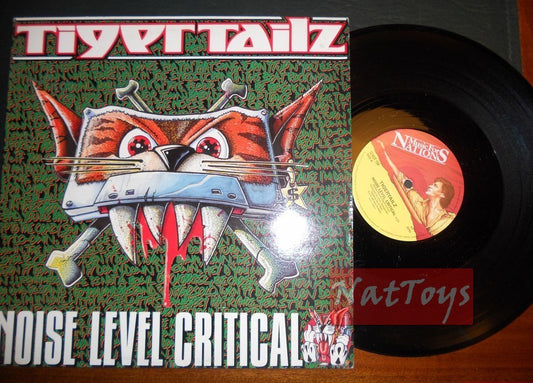 12" Tigertailz NOISE LEVEL CRITICAL/MURDERESS + MILLION DOLLAR SMILE 1990  NM/NM