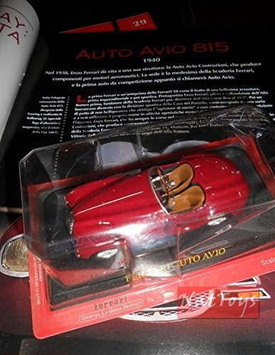 EDICOLA Ferrari Fabbri Collection Auto Avio MODELLINO Die Cast Model 1:43 +fas.