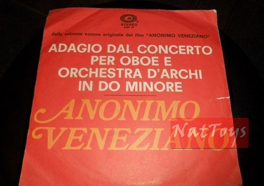 7" 45 G. Gaslini/Stelvio Cipriani ADAGIO DAL CONCERTO PER OBOE/ANONIMO VENEZIANO