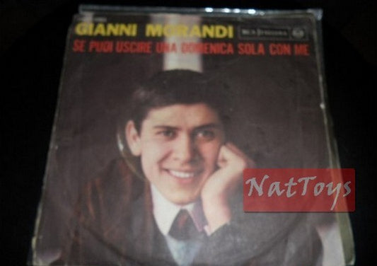 7" 45 Gianni Morandi IN GINOCCHIO DA TE/SE PUOI USCIRE UNA DOMENICA SOLA CON ME