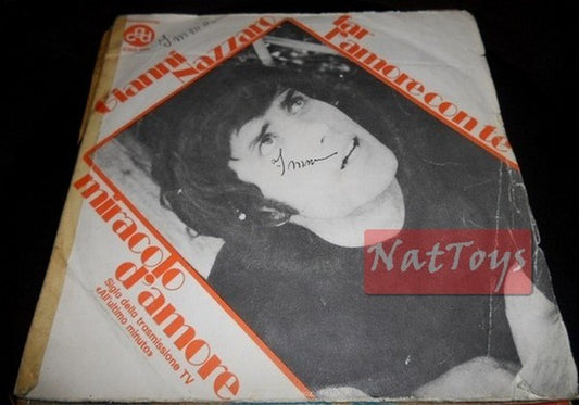 7" 45 Gianni Nazzaro FAR L'AMORE CON TE/MIRACOLO D'AMORE 1971 VG/VG col. Sonora