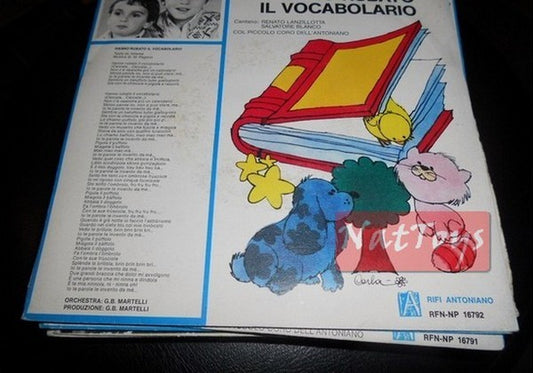 7" 45 GIRI 22 Zecchino d'Oro HANNO RUBATO IL VOCABOLARIO/UN SOLE TUTTO MIO 1979