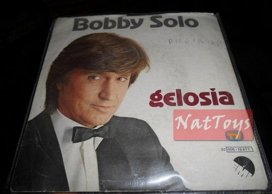 7" 45 GIRI Bobby Solo GELOSIA/MIA CARA (Italy 1980, EMI 3C 006-18471) - EX/EX