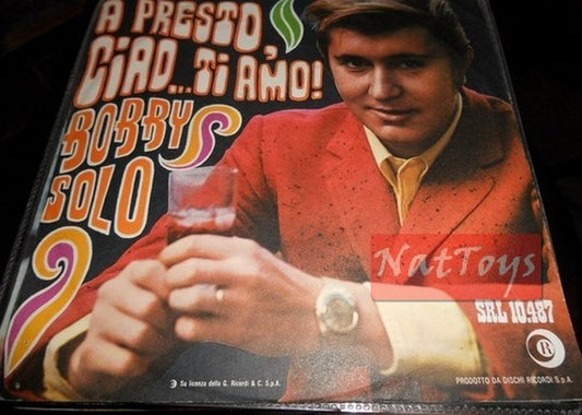 7" 45 GIRI Bobby Solo SIESTA/A PRESTO, CIAO...TI AMO! (Italy 1967) - EX/EX