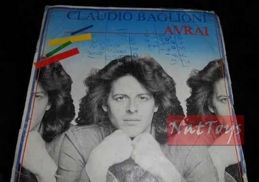 7" 45 GIRI Claudio Baglioni AVRAI/5 (UNA CASA NUOVA) + (strumentale) 1982 - VG/VG