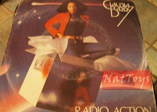 7" 45 GIRI Claudja Barry RADIO ACTION/I GOT YOU (Italy 1981, WEA T 18714) - VG/VG