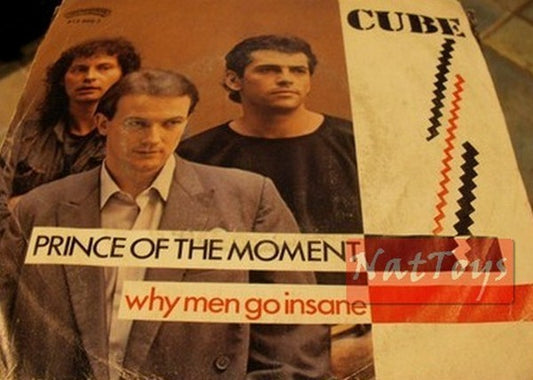7" 45 GIRI Cube PRINCE OF THE MOMENT/WHY MEN GO INSANE (Italy 1983) - VG/VG