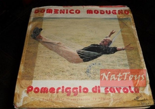 7" 45 RPM Domenico Modugno CONTE DE FÉE APRÈS-MIDI/JOUR PAR JOUR VG/VG col.son.