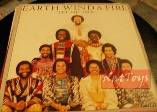 7" 45 RPM Earth Wind &amp; Fire LET ME TALK (Italie 1980, CBS 8982) - NM/NM