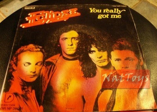 7" 45 GIRI Eclipse YOU REALLY GOT ME/BORN TO BE WILD (Italy 1978) - EX/EX