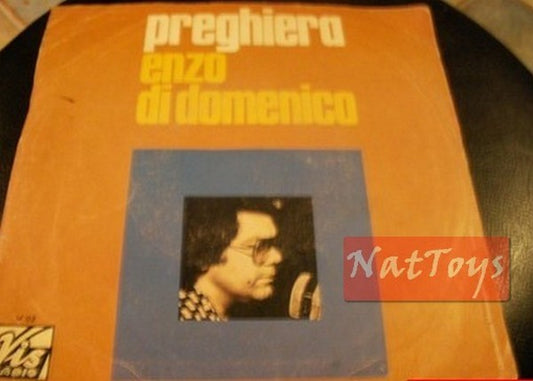 7" 45 GIRI Enzo Di Domenico PAURA/PREGHIERA (Italy, VIS RADIO VIS-NPV 02) - G/VG