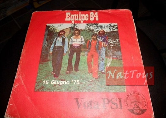 7" 45 GIRI Equipe 84 15 GIUGNO '75/E. Montesano FELICE ALLEGRIA 1975 EX/EX promo