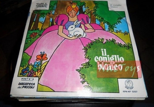 7" 45 GIRI Fiabe e racconti celebri IL CONIGLIO BIANCO - VG/VG