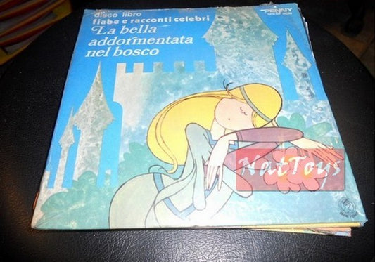 7" 45 GIRI Fiabe e racconti celebri LA BELLA ADDORMENTATA NEL BOSCO+ libro NEW