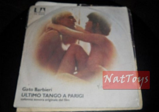 7" 45 GIRI Gato Barbieri ULTIMO TANGO A PARIGI/LA VUELTA 1972 - VG/VG col. sonora