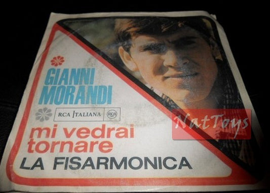 7" 45 GIRI Gianni Morandi MI VEDRAI TORNARE/LA FISARMONICA (Italy 1998) - EX/NM