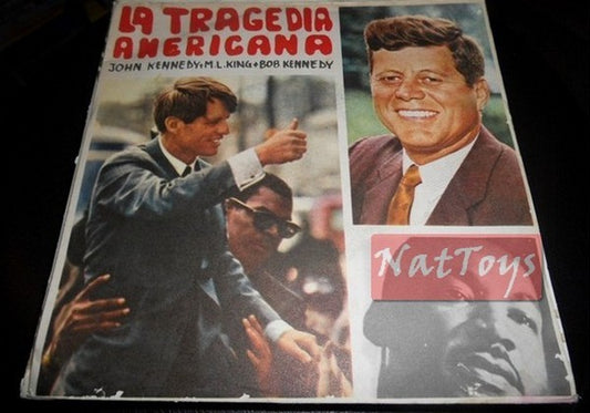 7" 45 GIRI Gino Maringola LA TRAGEDIA AMERICANA (Italy PHONOTYPE TTPP 186) EX/EX