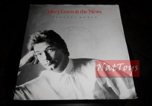7" 45 GIRI Huey Lewis and The News PERFECT WORLD/SLAMMIN' (Germany 1988) - NM/NM