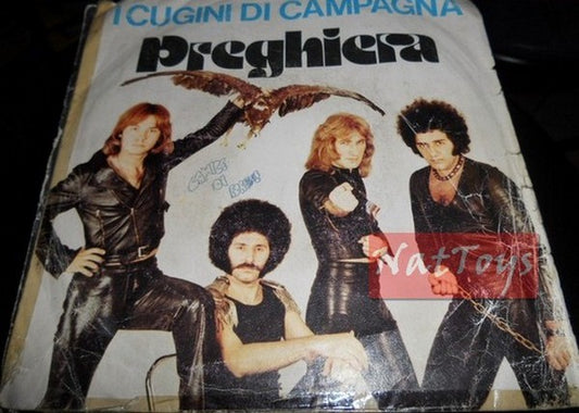 7" 45 GIRI I Cugini di Campagna PREGHIERA/A.A..RAGAZZA CERCASI (Italy 1975) G/VG