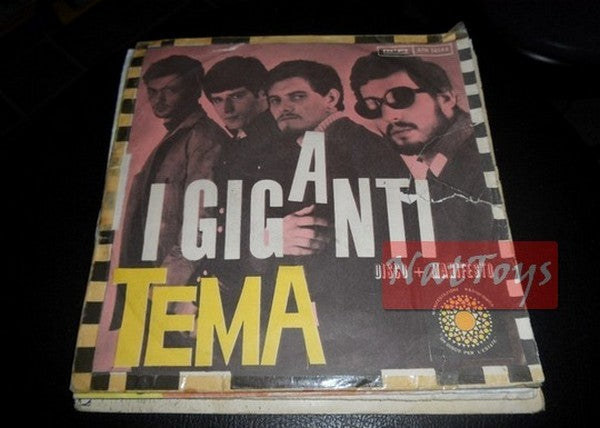 7" 45 GIRI I Giganti TEMA/LA BOMBA ATOMICA (1998 QUEI FAV. ANNI '60 n. 55) EX/NM