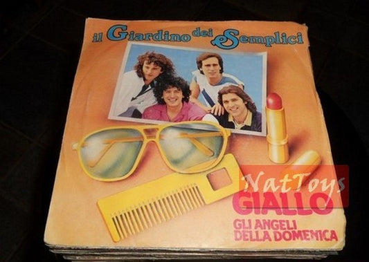 7" 45 GIRI Il Giardino dei Semplici GIALLO/GLI ANGELI DELLA DOMENICA 1983 - EX/EX