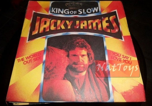 7" 45 GIRI Jacky James THE WORLD OUT SIDE/YOU SAY I LOVE YOU (Italy 1979)  NM/NM