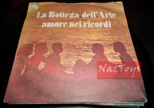 7" 45 RPM La Bottega dell'Arte LOVE IN MEMORY/MARE NOSTRUM 1976 - EX/EX