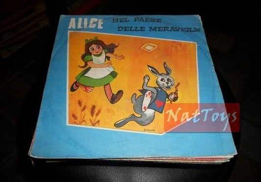 7" 45 RPM The most beautiful fairy tales ALICE IN WONDERLAND - EX/EX