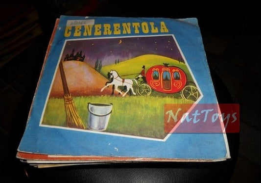 7" 45 RPM The most beautiful fairy tales CINDERELLA (JUNIOR JR F 109) - VG/VG