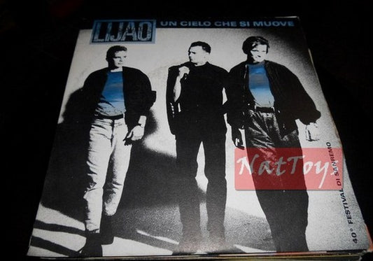 7" 45 RPM Lijao A SKY THAT MOVES/HURRY TO LIVE - EX/EX Sanremo 1990