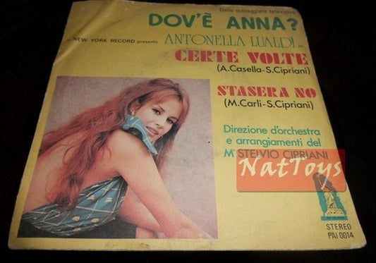 7" 45 tours Oliver Onions Sandokan/Stelvio Cipriani Où est Anna ? (1976, RCA) VG