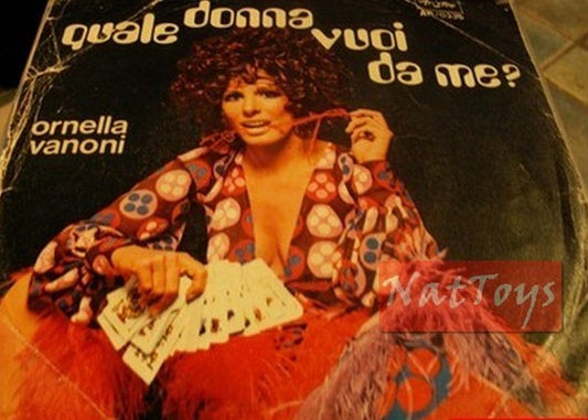 7" 45 RPM Ornella Vanoni JE T'AIME, JE T'AIME.../QUELLE FEMME VEUX-TU DE MOI ? 1969 VG