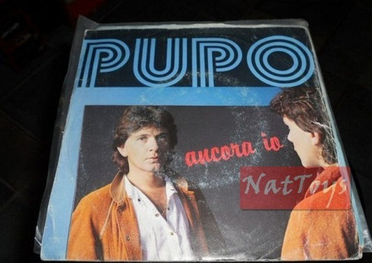 7" 45 GIRI Pupo ANCORA IO/UNA NUOVA BUGIA (Italy 1982, CGD 10422) - VG/EX