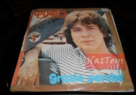 7" 45 GIRI Pupo SEMPRE TU/GRAZIE PERCHE' (Italy 1977, BABY RECORDS BR 049) G/VG